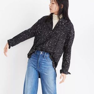 Madewell Oversized Ex-Boyfriend Shirt in Star Print